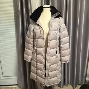Kenneth Cole Puffer Jacket Beige Size S